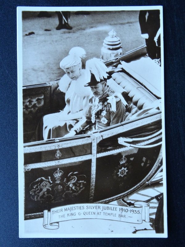 Royalty HM KING GEORGE V Their Majesties Silver Jubilee c1935 RP Postcard