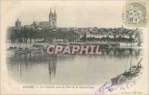 Old Postcard Angers General View from the Upper Chain Bridge