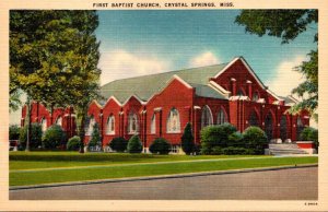 Mississippi Crystal Springs First Baptist Church