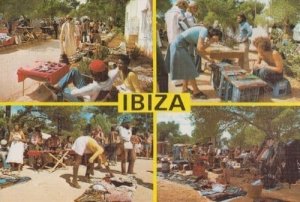 Mercado Hippie Ibiza Ibizan Greek Craft Hippy Market Postcard