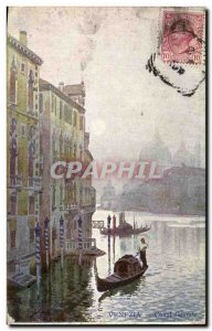 Postcard Old Venice Canal Grande