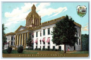 c1910 Capitol Building Exterior Tallahassee Florida FL Embossed Vintage Postcard 