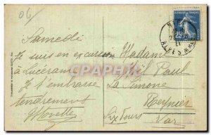 Old Postcard Luceram New Route Peira Cava and Cime du Rocaillon Nice