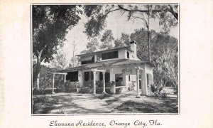 Orange City Florida Ehrmann House Exterior View Private Residence Vintage PC U16