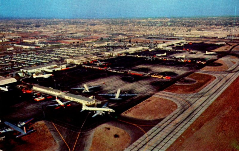 California Los Angeles International Airport Aerial View