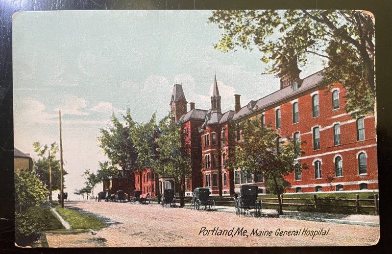 Vintage Postcard 1907-1915 Maine General Hospital, Portland, Maine