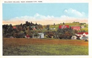 Johnson City Tennessee Milligan College Water Tower Antique Postcard K31176