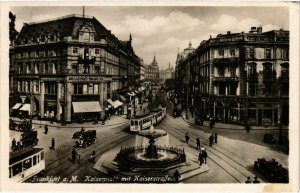 CPA AK Frankfurt Kaiserplatz m Kaiserstrasse GERMANY (1017922)