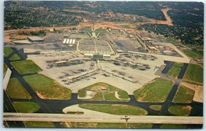 Aerial View of the Nation's Busiest & Most Modern Airport - Atlanta Airport, GA. 