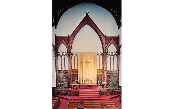 First Baptist Church Poughkeepsie, New York Postcard