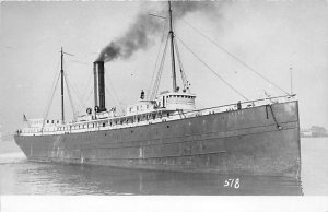 SS Essex Real Photo Merchant & Miners Transportation CO Ship Line Ship 