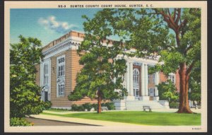 South Carolina SUMTER County Court House ~ Linen