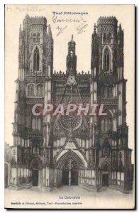 Old Postcard Toul Picturesque Cathedrale