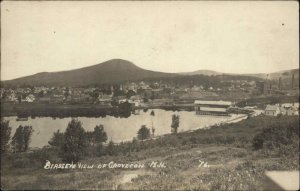 Groveton New Hampshire NH Birdseye View c1910 Real Photo Postcard