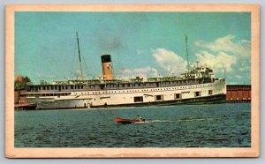 American  Steamship  Assiniboia  Great Lakes Postcard