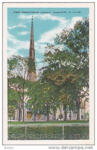 First Prebyterian Church, Charlotte, North Carolina, 10-20s