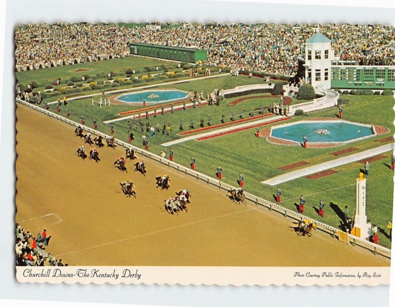 Postcard Kentucky Derby Churchill Downs Louisville Kentucky USA
