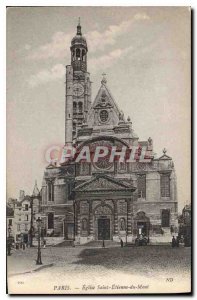 Postcard Old Paris Eglise Saint Etienne du Mont