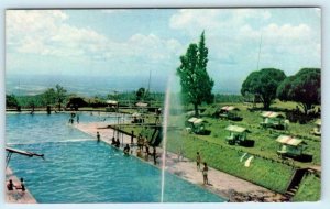 EAST JAVA, Djawa Timur Indonesia SWIMMING POOL SELECTA Swimmers  Postcard