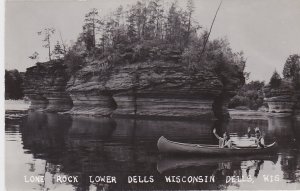 Wisconsin Dells Lone Rock Lower Dells Real Photo