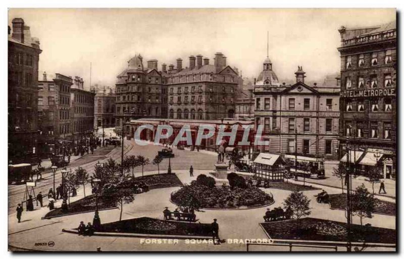 Great Britain Postcard Old Bradford Forster Square