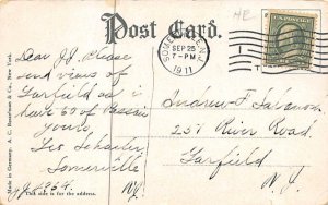 nj-somerville postal marking on front 1911