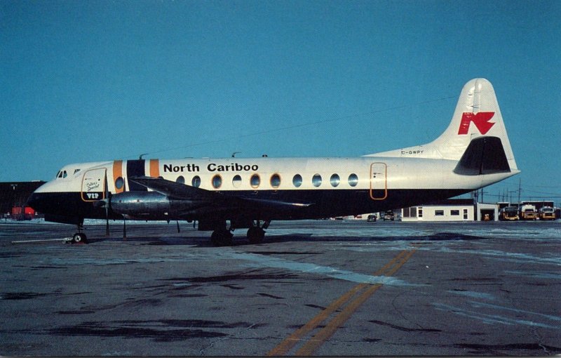 North Cariboo Air Viscount 806 At Winnipeg Manitoba