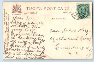 England Postcard H.M. King Edward Queen Alexandra 1907 Oilette Tuck Art