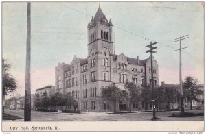 City Hall , SPRINGFIELD , Illinois , PU-1910