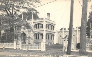 H84/ Kennebunk Maine RPPC Postcard c1940s Wedding Cake House  43