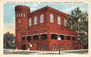 G81/ Tampa Florida Postcard c1910 Castle Hall K of P Rec Center