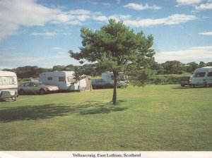 Yellowcraig East Lothian Scotland Caravan Club Site Postcard