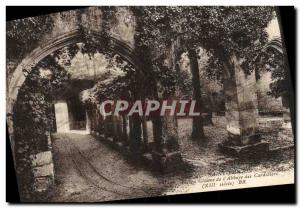 Postcard Old Saint Emilion ancient cloister of the abbey Cordeliers