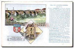 Old Postcard Haute Vienne Limoges