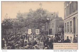 Maskerade te UTRECHT , Netherlands , 25 Juni 1901; Le Bailli de Rheims et les...