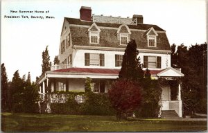New Summer Home President Taft Beverly Massachusetts MA Postcard VTG UNP Vintage 