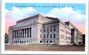 M-42177 The Municipal Auditorium & Community Center St Louis Missouri USA