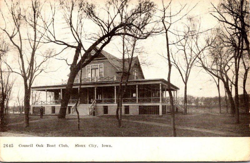 Iowa Sioux City Council Oak Boat Club 1911