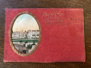 Alaska Yukon Pacific Exposition Seattle Washington Souvenir c1915 Postcard Book 