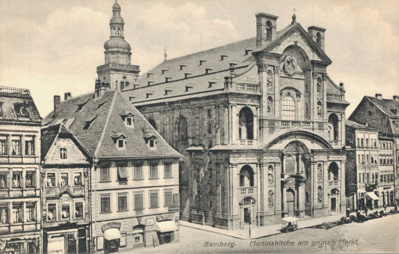 Germany Bamberg Martinskirche am grünen Markt 03.87