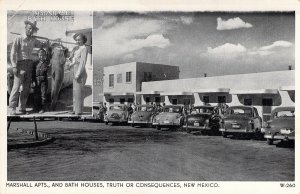 Maarshall Apts, Bath House, Truth or Consequences,  NM, New Mexico Old Postcard