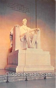 Lincoln Statue Washington, DC, USA Unused 