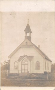J24/ Canada RPPC Postcard c1910 Church Building Small 67