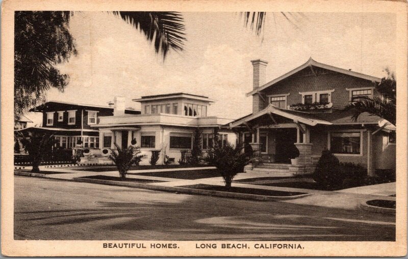 Postcard Beautiful Homes in Long Beach, California~1580