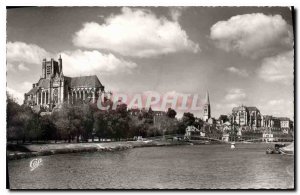 Postcard Old Cathedrale Saint Etienne Auxerre and Yonne