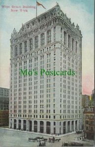 America Postcard - West Street Building, New York   RS26193