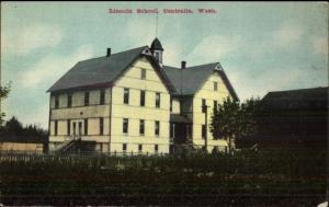 Cetralia WA Lincoln School c1910 Postcard