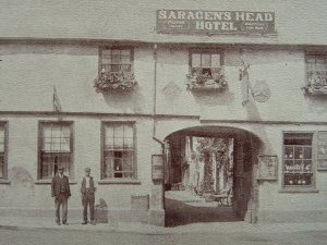 Nottinghamshire SOUTHWELL The Saracen's Head Hotel - Old Postcard by Photochrom