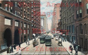 6 Postcards, Chicago Illinois, Street Scenes 