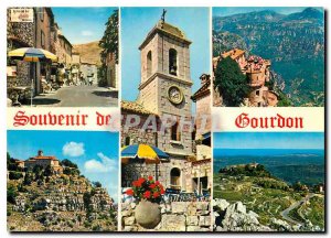 Modern Postcard Gourdon Alpes Maritimes General view